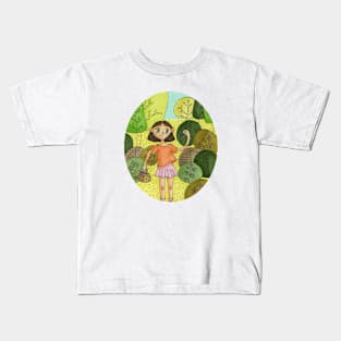 berry picking Kids T-Shirt